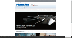 Desktop Screenshot of ferrariventilatori.eu